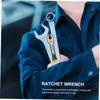 Tofficu Ergonomic Quick Ratchet Wrench 1/4 Drive Ratchet Flex Head