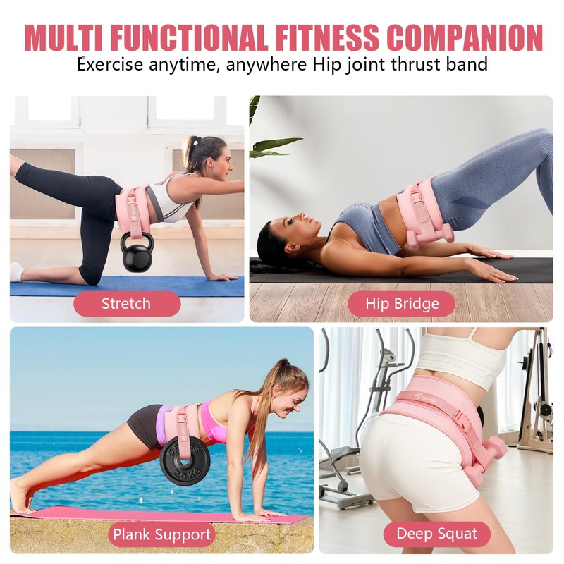 Exercise Hip Thrust Belt - Dumbbell Hip Thrust Belt, Thicken