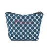 Kusguru Japan Parlor Suzurando Jacquard Woven Pouch, blue