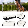 Horse Front Tendon Boots Adjustable Breathable Open Front Protective Horse