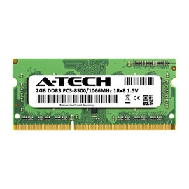 A-Tech 2GB RAM Compatible for Synology NAS DiskStation DS1812+, DS1512+, DS1513+, DS1813+, DS2413+ | DDR3 1066MHz PC3-8500 Non-ECC Unbuffered SODIMM Memory (Replacement for RAM-2G-DDR3)