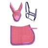Equitem Horse Quilted All Purpose Saddle Pad, Halter and Ear