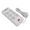 Power Strip 6 Outlets 4 USB 2 Type C Ports