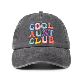 InnoBeta Aunt Ideas for Women, Auntie Gifts from Niece Nephew, Adjustable Vintage Baseball Cap Washed Cotton Embroidered Hat, Cool Aunt Club