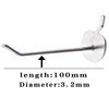 SING F LTD 25X Single Pegboard Hook Slat Wall Retail