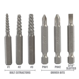 OEMTOOLS 26081 Mini Impact Driver Set, 1/4" Drive, Perfect for Tight Spaces, Durable & Compact, Essential Automotive Tool, Versatile Usage, Compact Impact Driver Set, DIY Home Improvement Tool