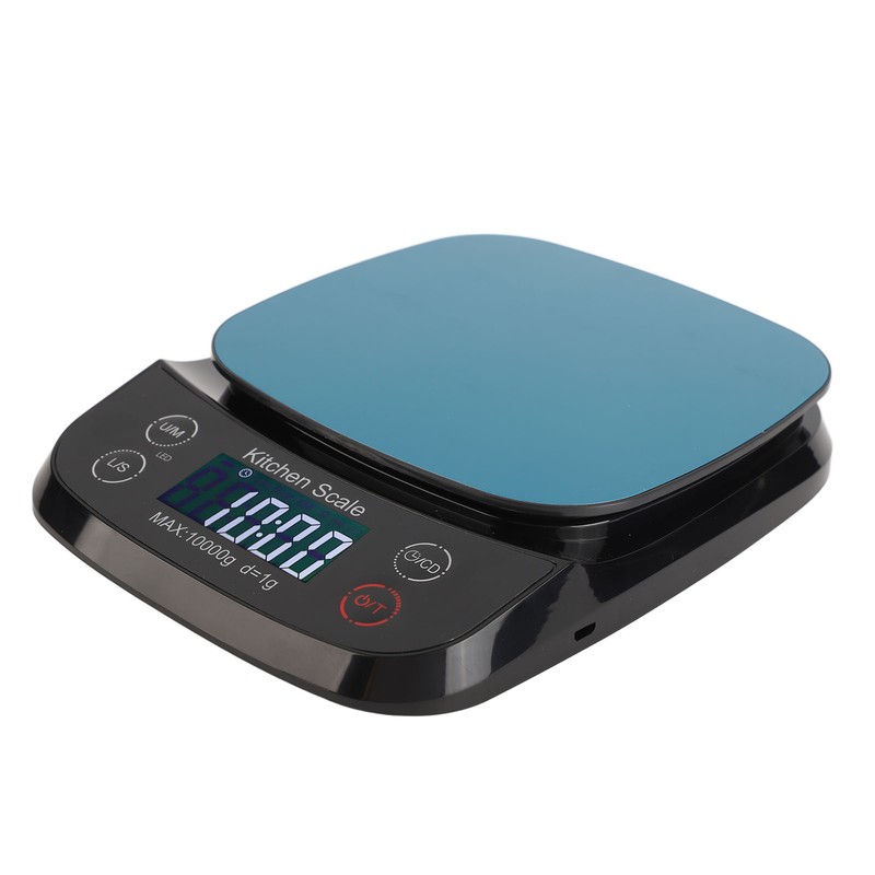 Kitchen Scale Waterproof 10kg 1g High Accuracy Digital Display Small