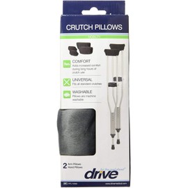 Drive Medical Crutch Pillows Accessory Kit, Gray
