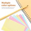 TEHAUX 3 Sets Ruled Index Cards with Rings and Holes