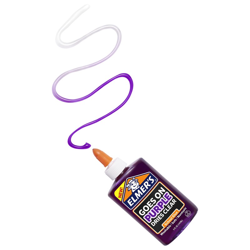 Elmer’s Disappearing Purple Liquid School Glue, 3-Ounces, 1 Count