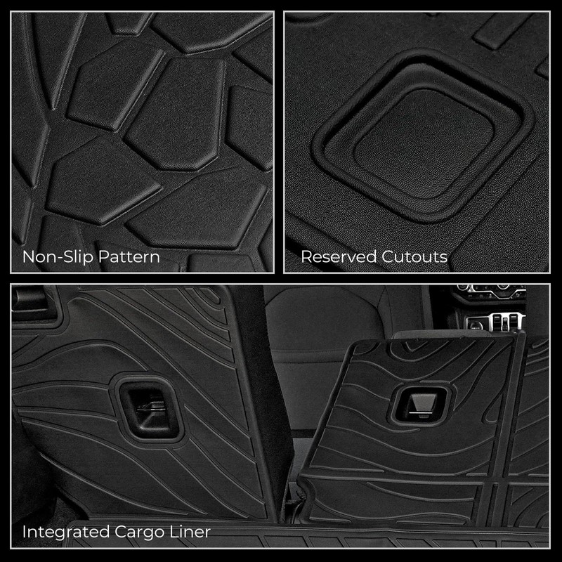 GALVAGNITE Cargo Mat for 2021-2025 2026 Jeep Wrangler JL 4XE