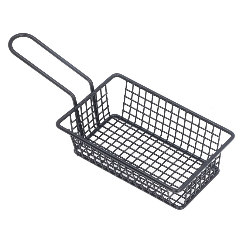 Fryer Basket Food Grade Stainless Steel French Fry Holder Frying
