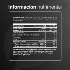 Omega 3 De Salmón 90 Cápsulas (epa - Dha). Salmon Oil B Life                                                                                          