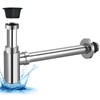 WANDGU Stainless Steel Siphon: Universal Siphon for Bathroom Sink and