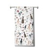 MYSOMY Greyhound Kitchen Towel and Hand Towel - Greyhound Lover