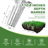 Long Handled Bulb Planter Tool, 37'' Bend-Proof Stainless Steel Bulb