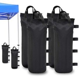 Gewichte für Pavillon,Pavillon Sandsäcke, Wiederverwendbar, Befüllbar, Wird für Faltpavillons, Pavillons, Zelte usw. verwendet,800D Oxford Zelt-Sandsack, 4 Stück