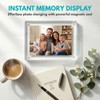 3x4 Acrylic Picture Frame - Magnetic Double-Sided Clear Frame, Freestanding