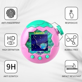 Holilo Pack of 3 Screen Protectors Compatible with Tamagotchi Paradise TPU Film Screen Protector, Soft Edge Ultra Clear Anti-Scratch HD Bubble-Free Scratch-Resistant Screen Protector