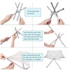 XIANTIAN Portable Fire Pit for Camping, 42CM Foldable Stainless Steel