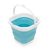 SAMMART 2.6L Super Mini Sqare Collapsible Plastic Bucket - Foldable