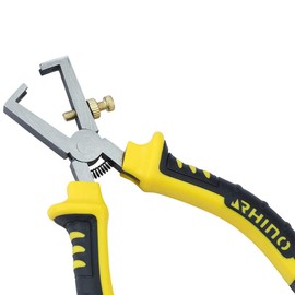 RHINO Cable Stripper Manual Wire Stripper 160 mm Made of High Quality Steel Ergonomic Handle Length 160 mm High Quality