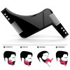 패션 수염 스타일링 템플릿 빗 새로운 이발사 도구 콧수염 대칭