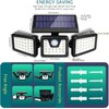 KIBTOY KIBTOY Solar Sensor Outdoor Bright Light Easy to Install,
