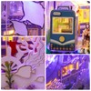 Cuteefun DIY Miniature House Kit, DIY Book Nook Kit, Dollhouse