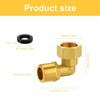 PARFCO Brass movable screw connection 1/2 inch, 2 pieces screw