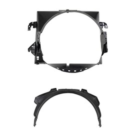 Upper & Lower Engine Cooling Radiator Fan Shroud Kit for Ram 2500