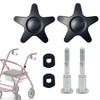 Arm Adjustment Knobs for Rollators Walker Replacement Parts, Set of