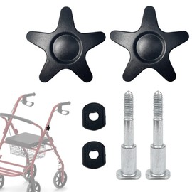 Arm Adjustment Knobs for Rollators Walker Replacement Parts, Set of 2