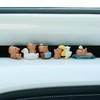 YGMONER 9 Pcs Mini Capybara Car Dashboard Figurine Decoration Cute