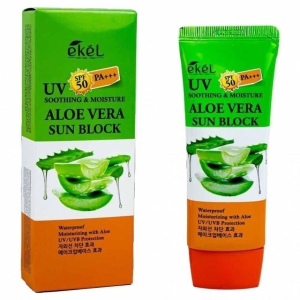 EKLESION & Moisture Aloebera Sun Block 70ml / 이켈 수딩앤모이스쳐