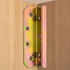TOVOT 4PCS Bed Rail Brackets with Screws Bed Frame Brackets