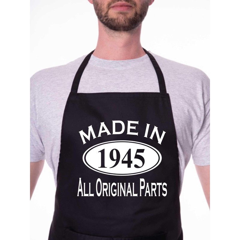 Print4U Made In 1945 80th Birthday BBQ Cooking Funny Novelty