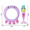 8Pcs Diving Ring Toy Mermaids Pool Sinking Toy Set Multicolor