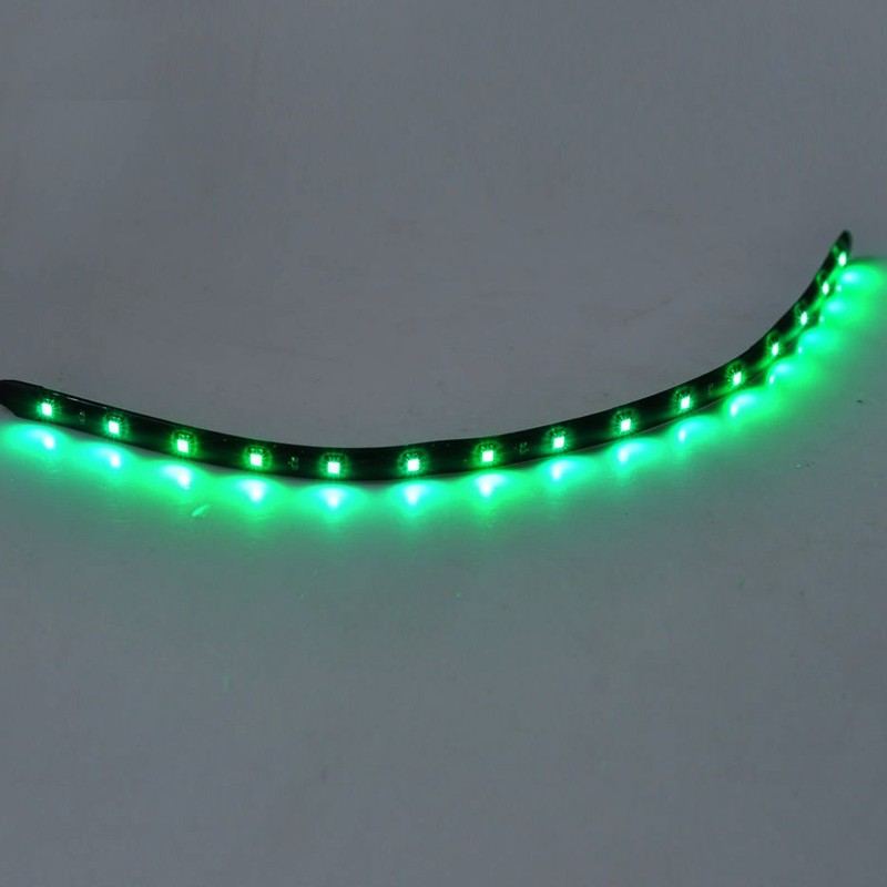E Support 8 X Green 12v 15 Led 30cm Car