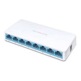 Mercusys MS108 Fast Ethernet Managed Switch (10/100) White – Network Switch Managed, Fast Ethernet (10/100)
