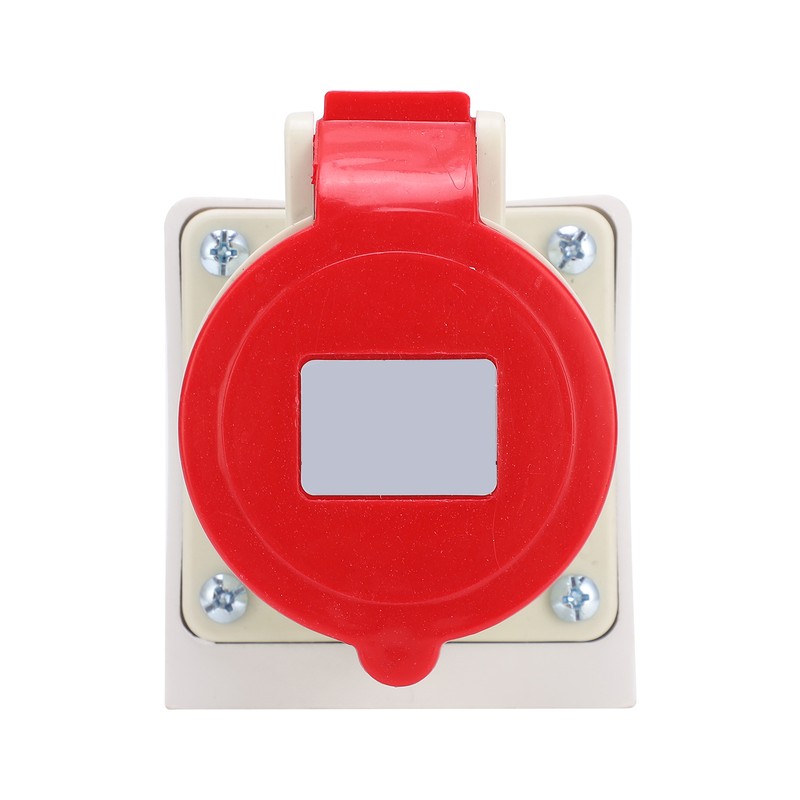 2pcs 4Pin Industrial Socket 32A 3 Phase IP67 Waterproof Insulated