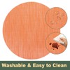 sourcing map 6 Pcs Placemats, 13.7 Inch PVC Placemats Round