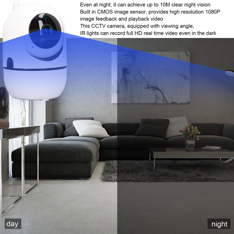 Home Surveillance Wireless Wifi Camera Indoor HD Network Remote 1080