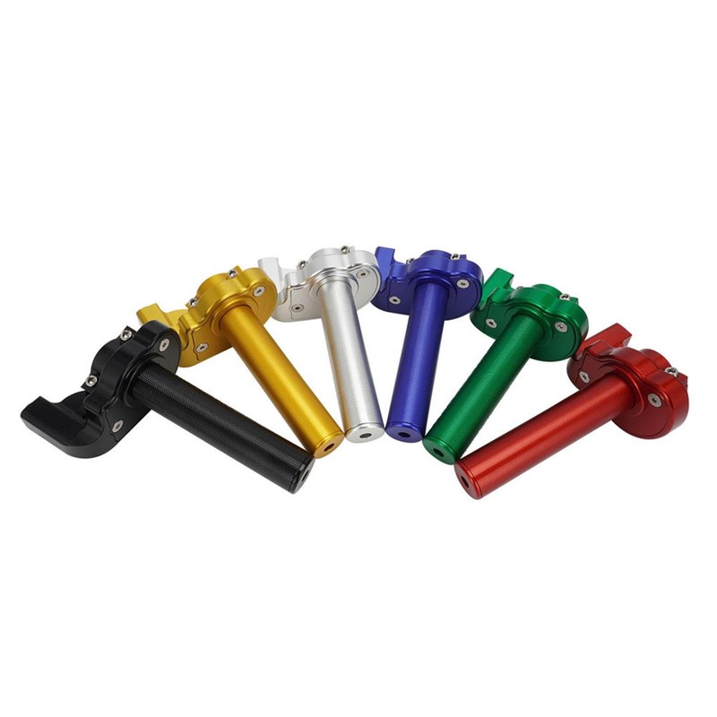 Ronyme Generic Motorcycle Throttle Twist Grips Handlebar, Handlebar Hand Grips