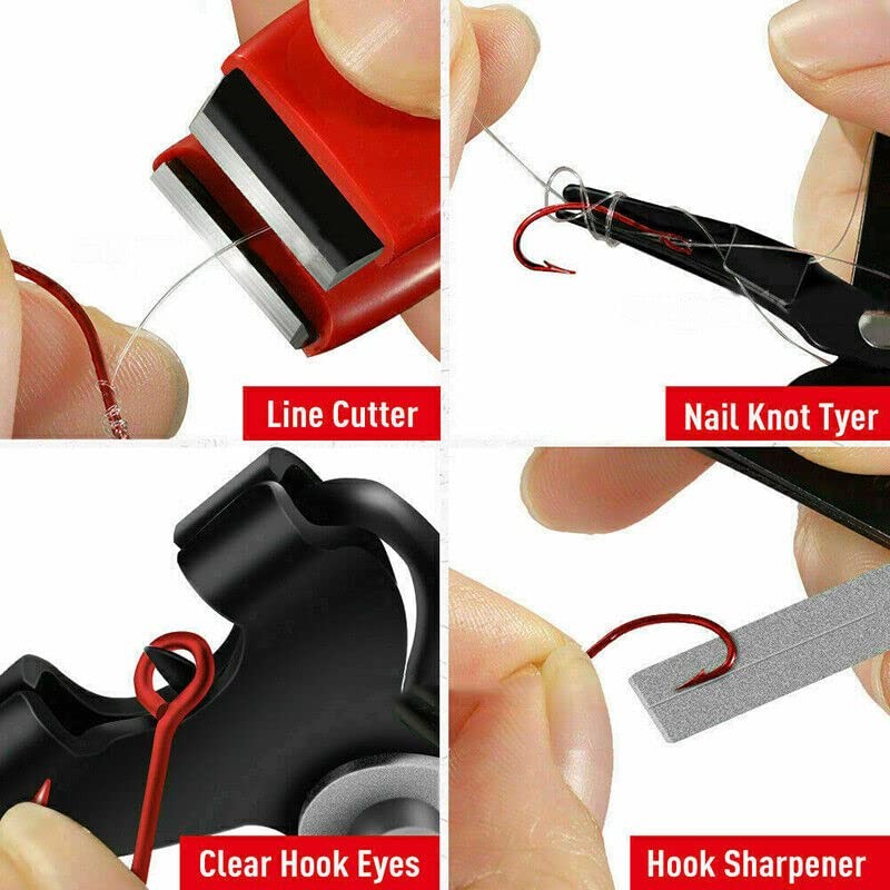 AIMALL 4-in-1 Fly Fishing Quick Knot Tying Tool – Durable