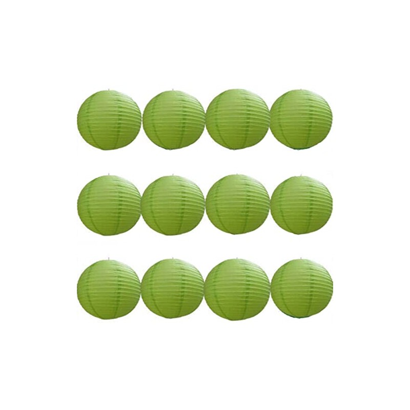 A Liittle Tree 12 PCs Round Paper Lanterns Lamp Shade