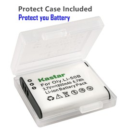 Kastar D-LI92 Battery (4-Pack) and Charger Kit for Ricoh Pentax D-LI92 Olympus LI-50B and Pentax Optio I-10, RZ10, RZ18, WG-1, WG-1 GPS, WG-2, WG-2 GPS, WG-3, WG-3 GPS, WG-4, WG-4 GPS, WG-10, X70