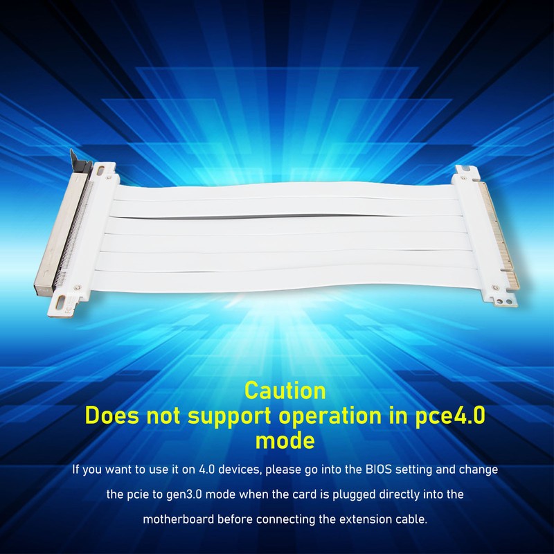 PCIE 3.0 X16 Extender Riser Cable High Shielding Property 180