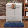 Mohawk Home Machine Washable Bath Navy Blue 1' 11" x