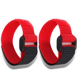 2Pcs Red Crow Rooster Collar, Crow Collar Rooster CollarNo Crow Noise Neck Belt for Roosters Collars, Harnesses and Leashes Nylon Prevent Chickens from Screaming Basic Dog Collars Basic Collars